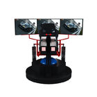 3 Dof Motion Simulator รถแข่งเครื่องเกม 9d Vr ไฟฟ้า 3 หน้าจอ