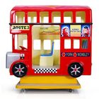 เครื่องเกม London Bus Kiddie Ride ที่สนุกสนานสำหรับศูนย์การค้า