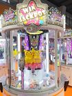 เครื่องหยอดเหรียญแบบกรงเล็บ Candy Arcade Arcade สำหรับเด็กสีขาว