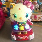 Hello Kitty แมวรูปร่าง Kiddie Ride Machines / Kids Amusement Rides